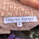 English Factory Blush Pink Smocked Waist Floral Tiered Crepe Maxi Skirt Med Photo 1