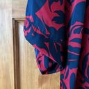 H&M  Lingerie Komono Woman’s Size XS Blue & Red Lightweight Robe Photo 2