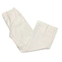 Ralph Lauren Lauren  White Linen Wide Leg Pants Photo 2