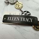 Ellen Tracy  Hammered Metal Dual Tone Metal Chain Link Belt Size Small S Photo 1