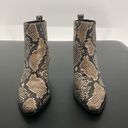 Treasure & Bond  Natalie Wedge Ankle Booties Boots Snakeskin Photo 2