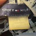 Tommy Hilfiger  Short Sleeve Collared Tie Wast Mini Dress Preppy Black White Photo 4