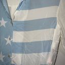 Tommy Hilfiger  White & Blue Striped Star Printed Shirt Dress Size 8 US $490 Photo 5