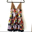 Alexis Multicolored Floral Embroidered Dress Photo 3