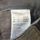 American Eagle  Super High Rise baggy wide leg black jeans size 2 Photo 6