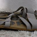 Sorel  Ella Women's  Leather Sandals Size 7.5 See Photos Gray Photo 1