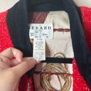 Vintage Gerard by PeGe Blanket Rug Southwestern Jacket in Red Small Photo 3