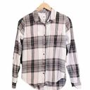 Vans  Flannel Long Sleeve Button Front Plaid Shirt Pink & Black Women’s Size XS Photo 1