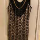 Flapper / Roaring 20’a Costume Dress Gold Size L Photo 0