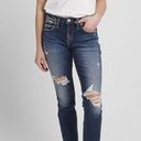 Silver Jeans  distressed/destructed Suki Boyfriend size 33 Photo 0