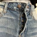 American Eagle AEO  Outfitters Distressed denim jean Micro-mini Skirt Size 4 Photo 3