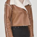 Lizard Thicket FAUX LEATHER JACKET BROWN Photo 0