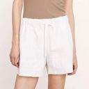 Vince  Tie Front Hemp Pull On Shorts White XL Photo 0