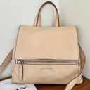 Givenchy  Adjustable Straps Leather Pandora Pure Flap Satchel Bag Beige Women's Photo 2