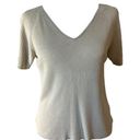 August Silk  100% Silk short sleeve woven top Photo 0