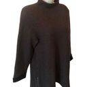 Nanette Lepore Nanette By  Wool Blend Mock Neck Sweater M Side Zippers Black Fall Photo 0