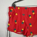 Cacique Pineapple Print Swim Bottom Boyshorts Women's 24 Plus Size Photo 2