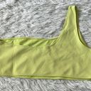 Good American  Women’s Scuba hot shoulder bikini top in key lime001 size 6 Photo 9