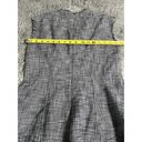 Rebecca Taylor  Boho Lagenlook Mini Dress Womens 8 Gray Minimalist Contemporary Photo 7