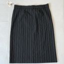 DKNY NWT CITY by  Womens size 8 stretch black pinstriped pencil skirt Photo 3