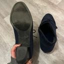 Nordstrom Rack Navy Blue Suede Booties Photo 4