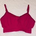 Free People NEW Set!  Crop Tank Top Sports Bra & Legging Hot Barbie Pink Size M/L Photo 1