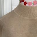 Tahari NWT Beige Mock-Neck Sweater  Photo 2