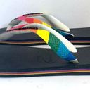 Havaianas  Rainbow Colorful Pride Strap Flip Flop Sandal Women's 7 / 8 US 39 EUR Photo 2