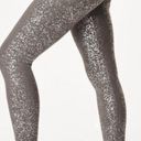 Sweaty Betty Leggings Silver Goddess 7/8 Workout Grey Terrazzo Foil Small Photo 0