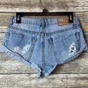 One Teaspoon Bandits Distressed Shorts Size 24 Photo 1