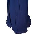 Fame and Partners  Navy Grosgrain Piped Lace Bodice Evening Gown Women’s Size 14 Photo 7