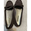 American Eagle  Womens brown ballet Flats Size 7.5 faux suede Photo 2