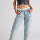 One Teaspoon  Truckers Low Rise Straight Jeans in Kansas Acid Photo 0