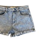 PacSun Mom Short Jean Denim High Rise Waist Acid Wash 27 Photo 1