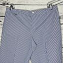 Ralph Lauren L-RL Lauren Active  Golf NWT 16 Blue & White Stripe Bermuda Shorts Photo 1