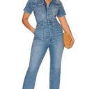 Good American NEW $169  Blue Denim Fit For Success Jumpsuit Photo 2