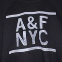 Abercrombie & Fitch Abercrombie Oversized Black Logo Crew neck sweater Photo 2