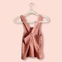 Madewell  Apron Cross-Back Tank Top Size XXS Blush Pink Photo 3