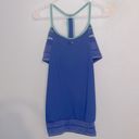 Nike Women’s  Textured Stripe Tankini in blue swim Photo 1