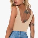 NWT REORIA Plunge Deep V Neck Sleeveless V Backless Size L Photo 1