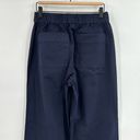 Everlane  Blue Organic Cotton Pull On Wide Leg Easy Pants Medium Photo 6