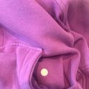 Lululemon Scuba Oversized Half Zip Hoodie Cropped Moonlit Magenta Purple XS/S Photo 5