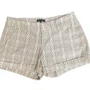 Dear John Flat Front Cuffed Chino Shorts Tribal Print Women’s size 30 Photo 0