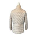 Barbour  Charlotte Quilted Jacket Winter Tartan Size US8 Beige Photo 2