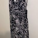 Tiana B . Black and White Sleeveless Wrap Around Dress 🆕 size large Photo 2