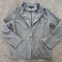 Banana Republic  Single Button Blazer Jacket Womens Gray Rayon Stretch Size Large Photo 0