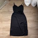 Abercrombie & Fitch  midi black slit Dress Photo 3