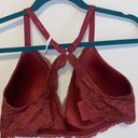 Aerie Maroon Racerback Lace Bralette Photo 2