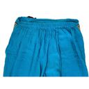 BOHO HIPPIE Turquoise Blue Serape Harem Embroidered Lightweight Pants Size S/M Photo 7