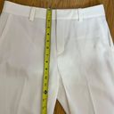 Mango NWOT  Solid White High Rise Trousers Cropped Dress Pants Size Small Photo 13